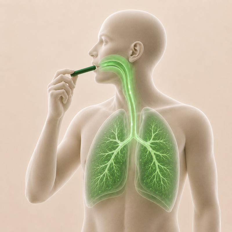 Inhalation directe