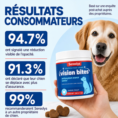 Bouchées pour le soutien de la vision