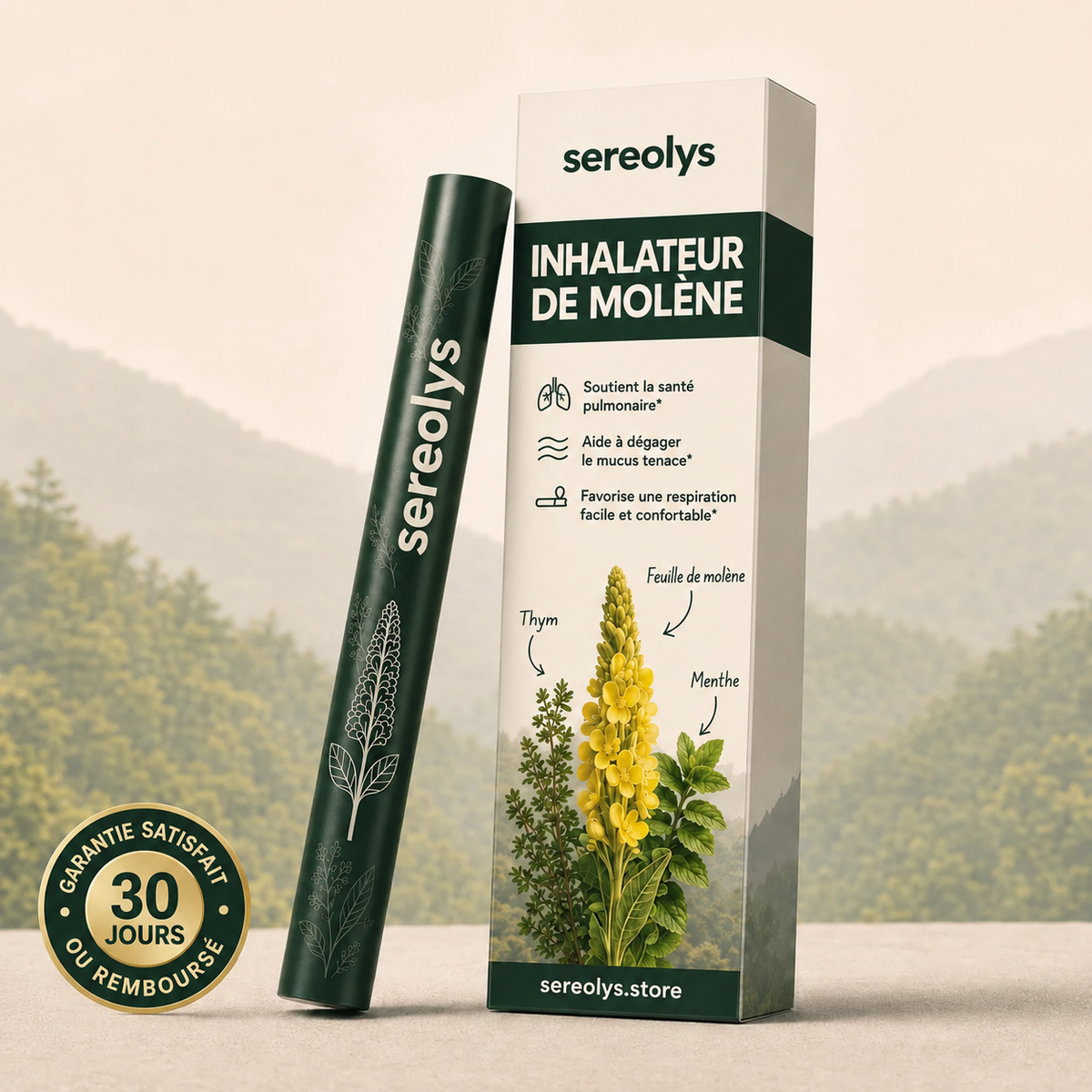Sereolys ClearBreath — Inhalateur botanique à la molène
