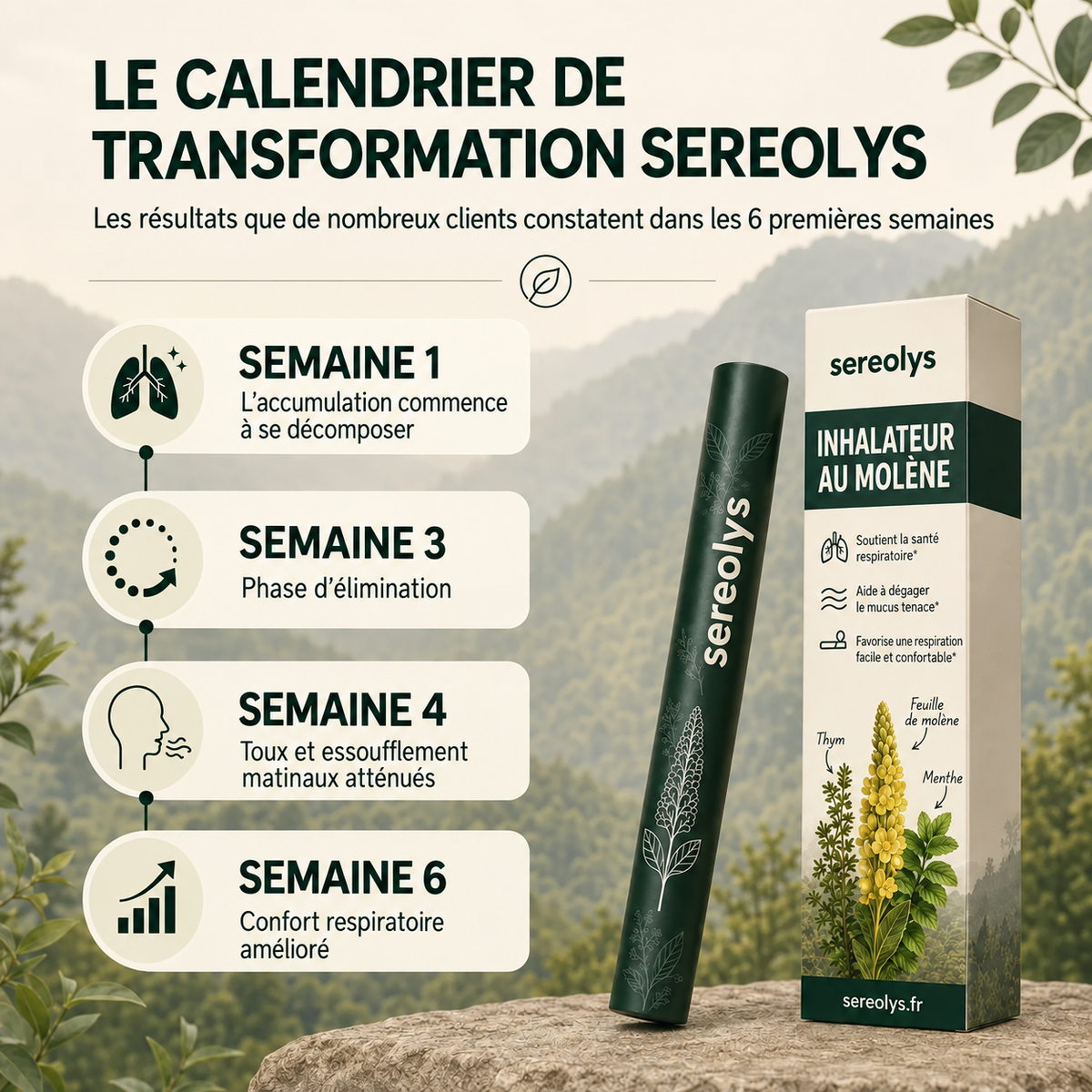 Sereolys ClearBreath™ – Inhalateur Botanique