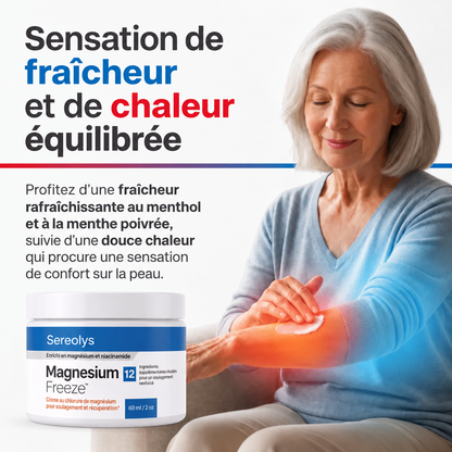 Crème froide au magnésium pour la mobilité Sereolys