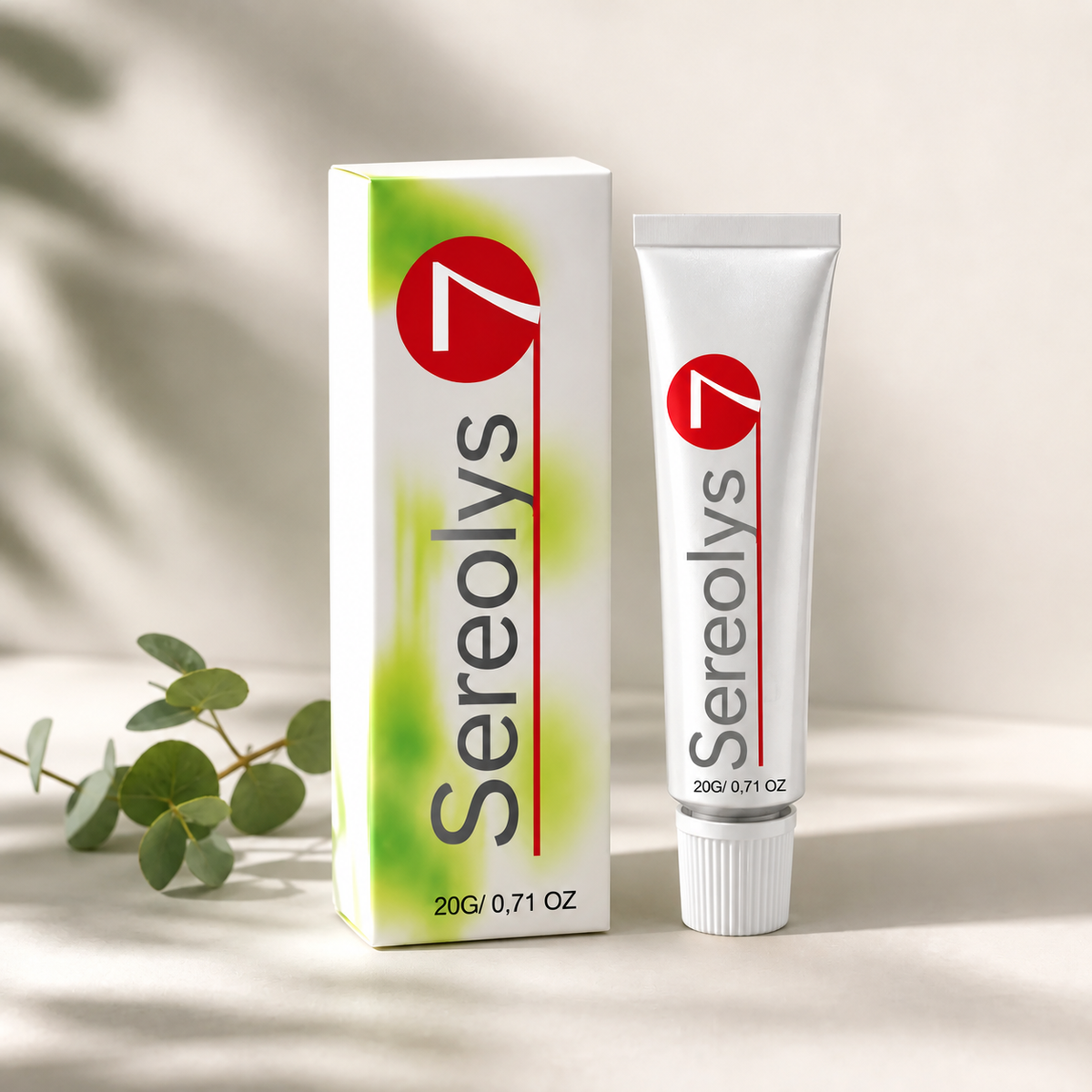 Gel de rétention dentaire Sereolys — tube et boîte
