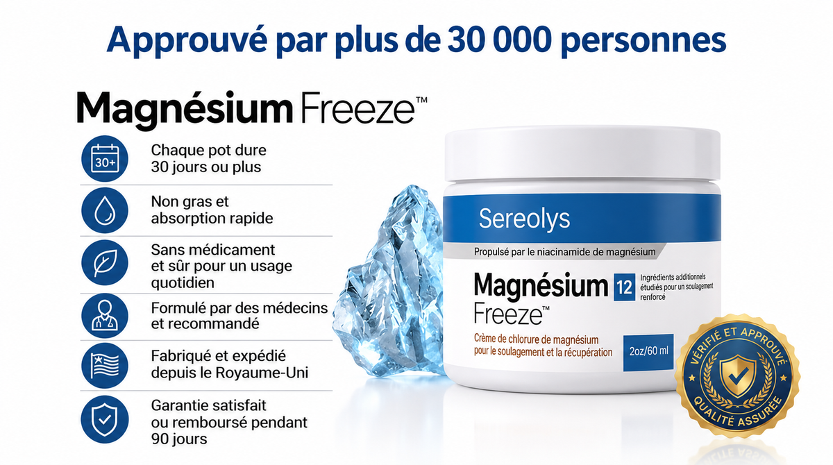 Caractéristiques du produit Sereolys Magnesium Freeze