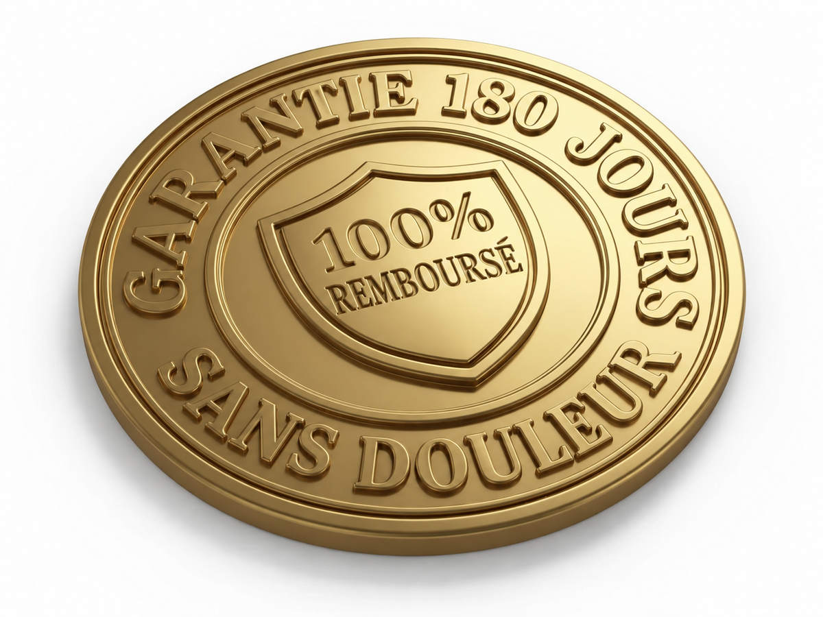 Garantie satisfait ou remboursé de 90 jours