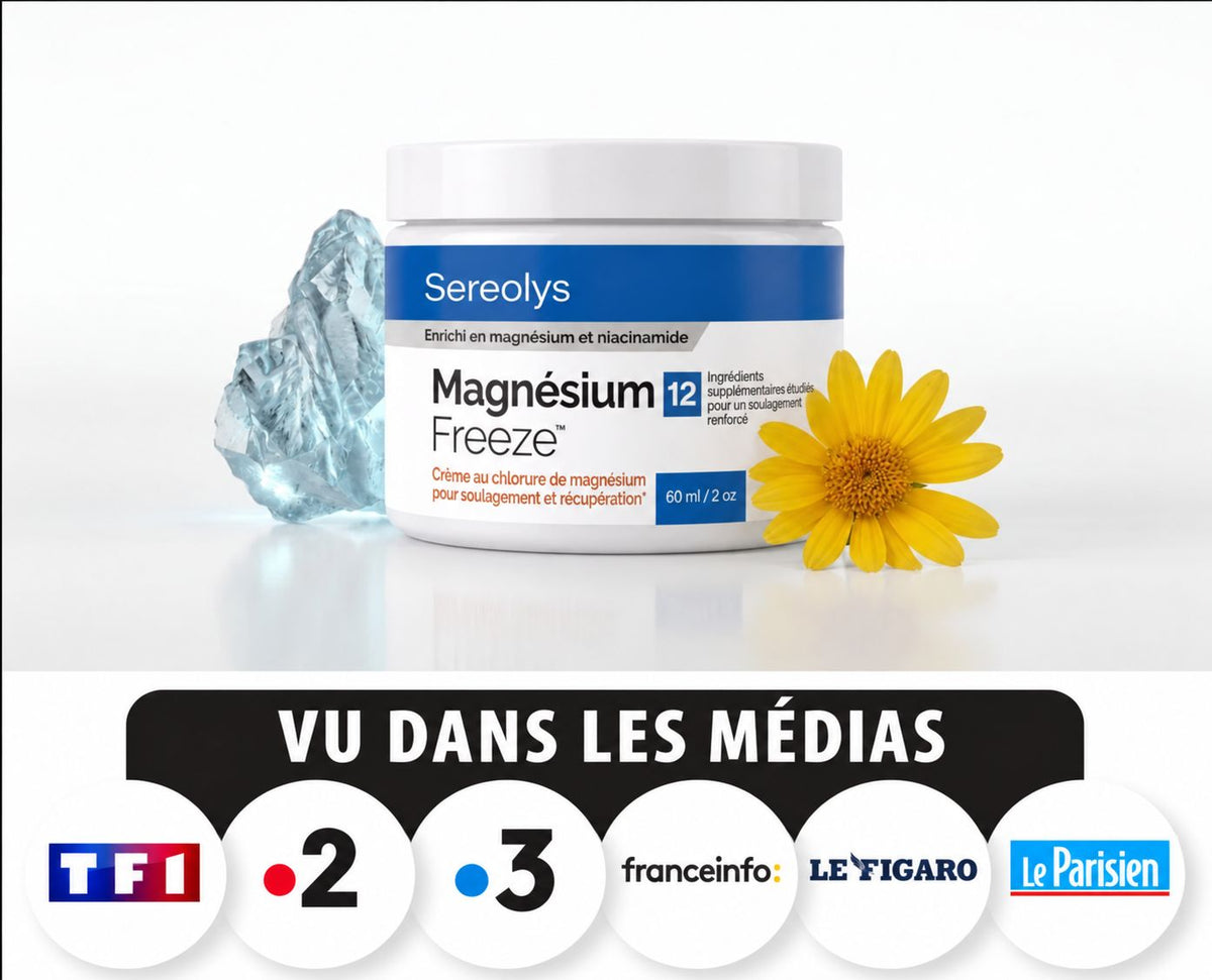 Le produit Sereolys Magnesium Freeze et ses passages dans les médias