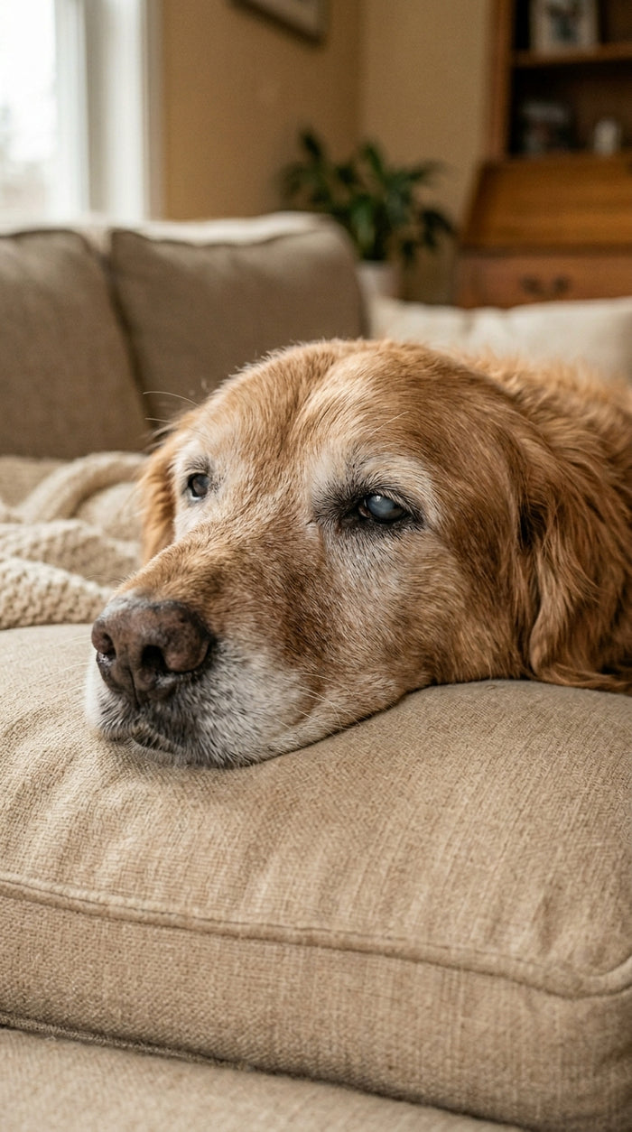 Chien recevant une friandise